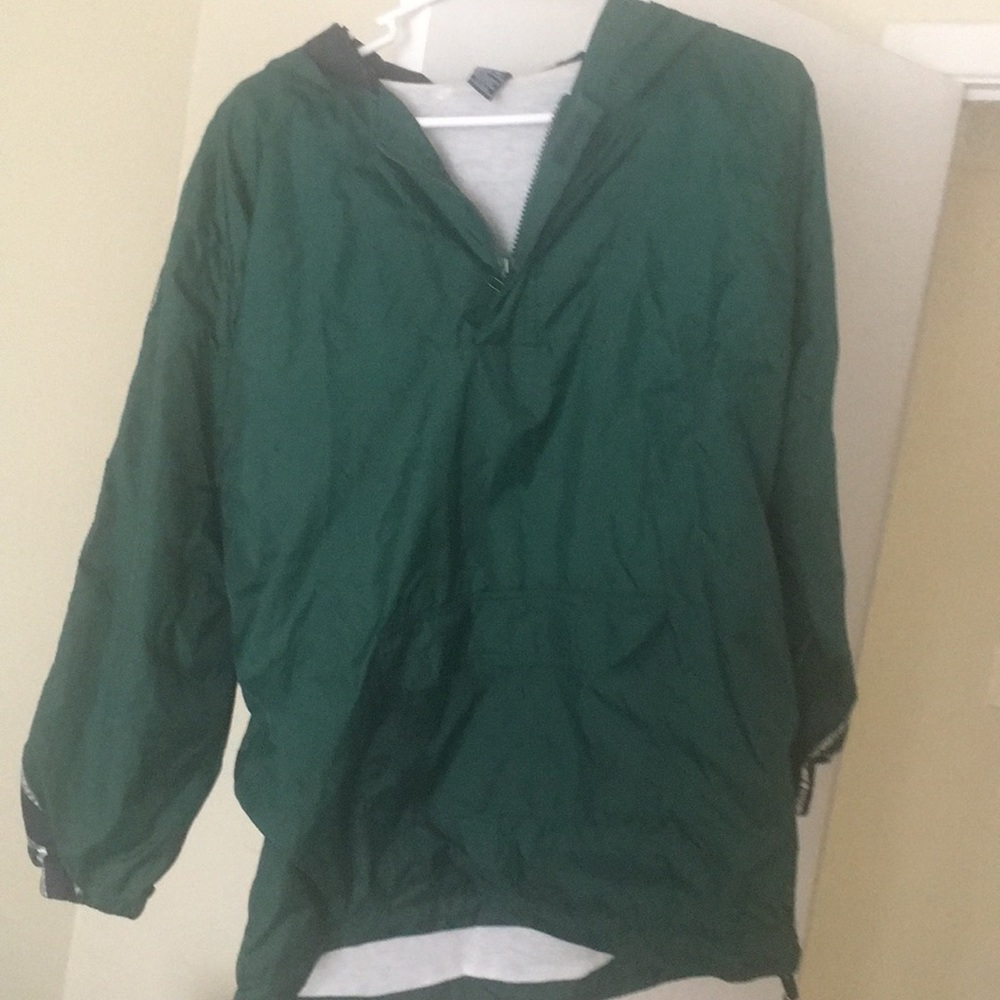 Class Club green windbreaker